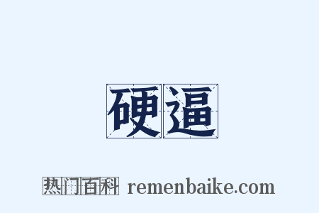 硬逼是什么意思的图片